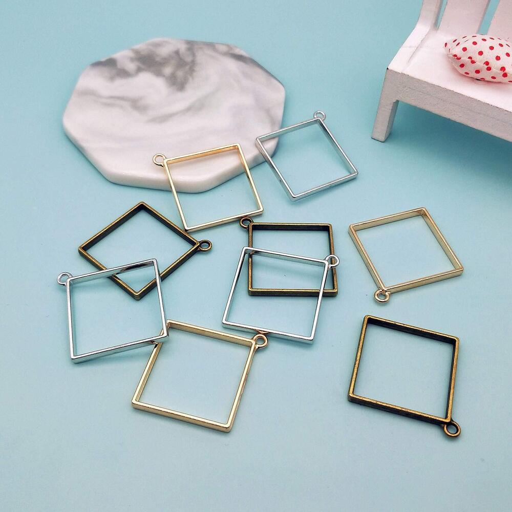5404 60pcs Open Bezels for Jewelry Making - Open Back Bezel Pendants & - Picture 7 of 7